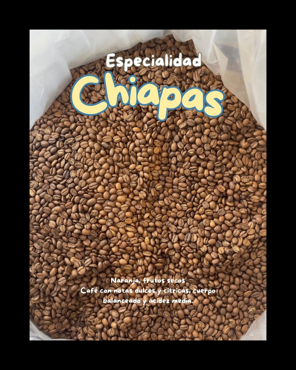 Café de Especialidad Chiapas Tostado