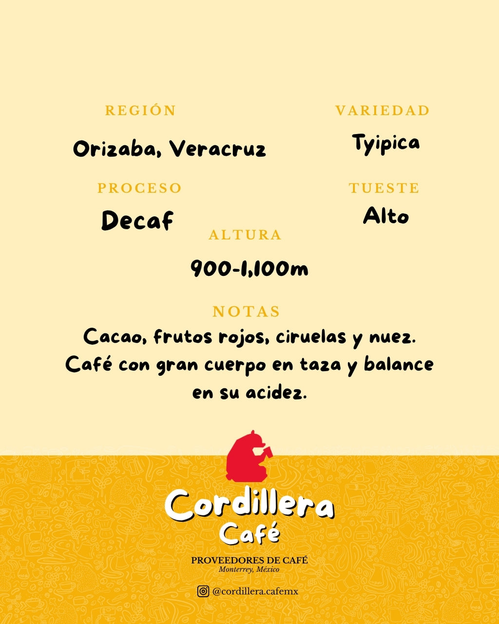 DECAF (zero cafeína)