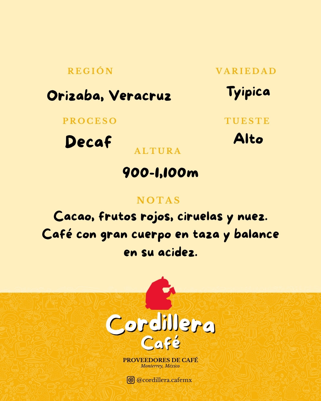 DECAF (zero cafeína)