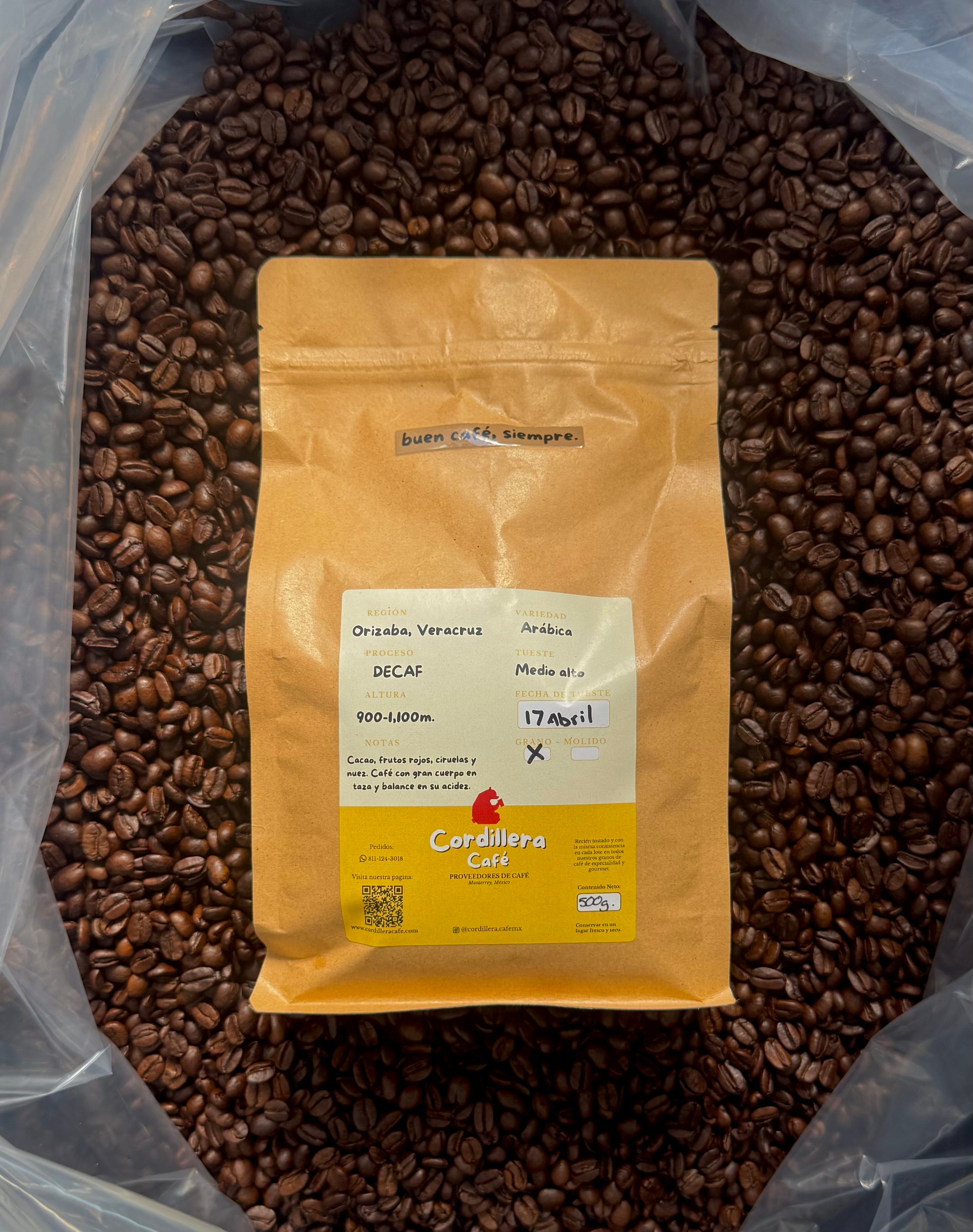 DECAF (zero cafeína)